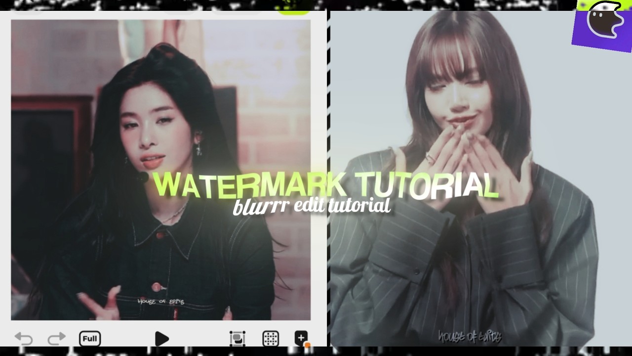 watermark tutorial blurrr app | blurrr