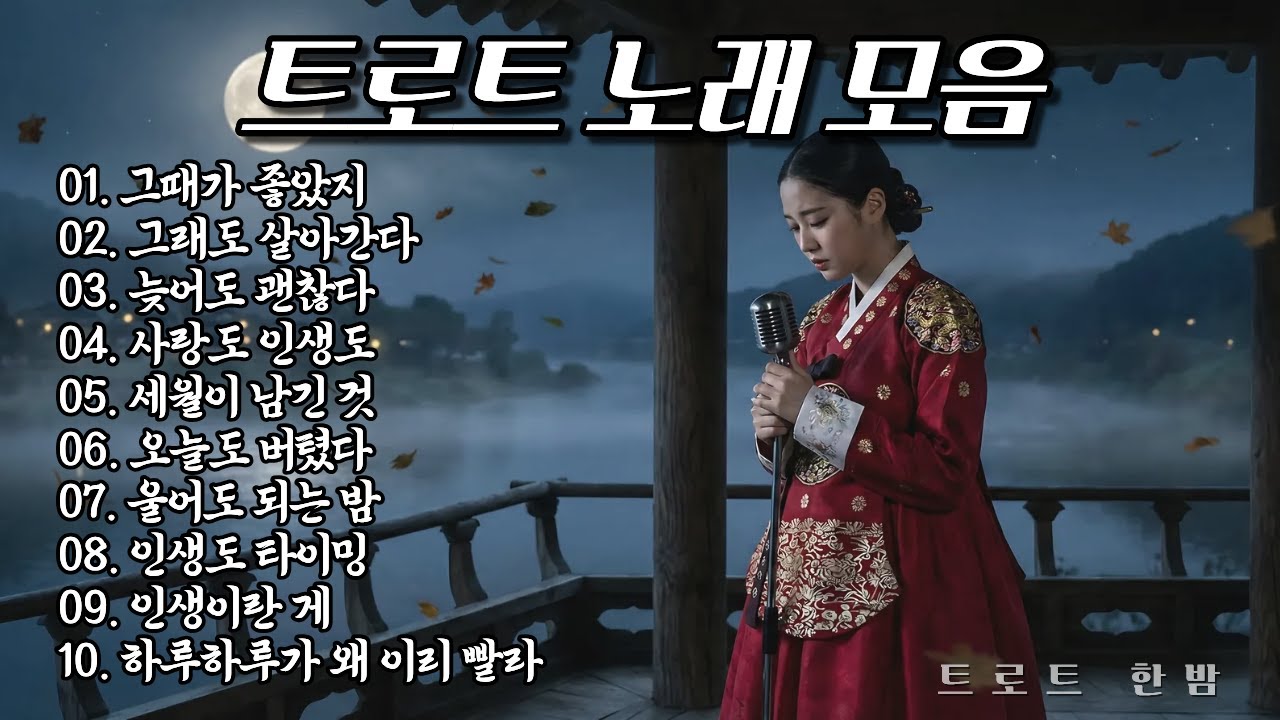 찐한 트로트 #9  | 감성적인 트롯 메들리 | 인생·후회·세월 트로트 플레이리스트