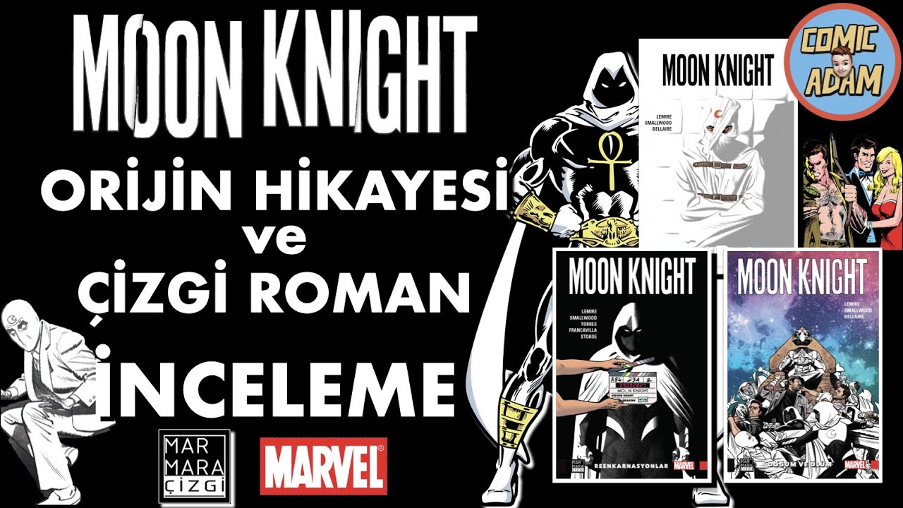 MOON KNIGHT (Orijin Hikayesi İle) 🔍 ÇİZGİ ROMAN İNCELEME 24 #moonknight
