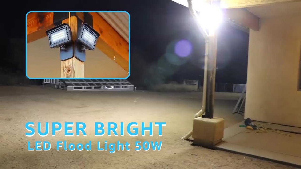 HYPERLITE LED Flood Light Light Up Your Yard- Specially Designed for American Consumers