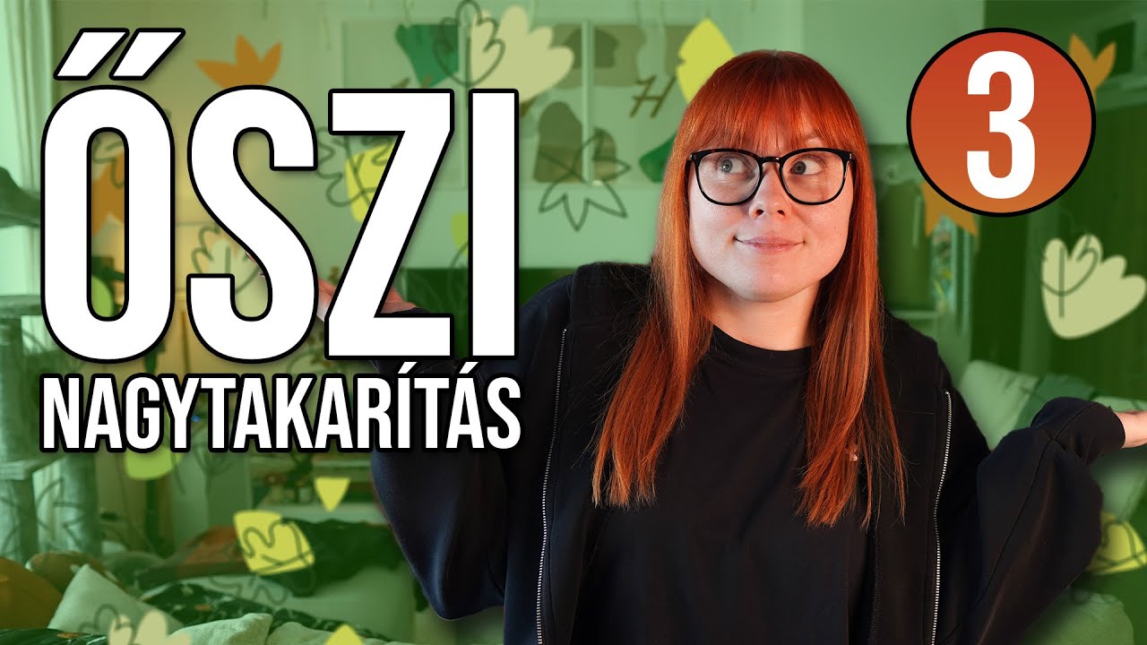 Őszi Nagytakarítás 3.rész I NAPPALI- KONYHA I🧽🛋🍽