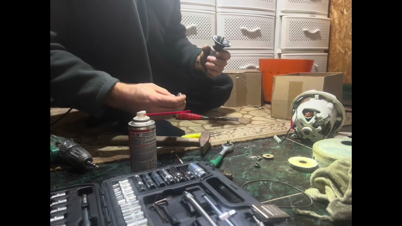 Ремонт турбины от Керхера пуззи 8