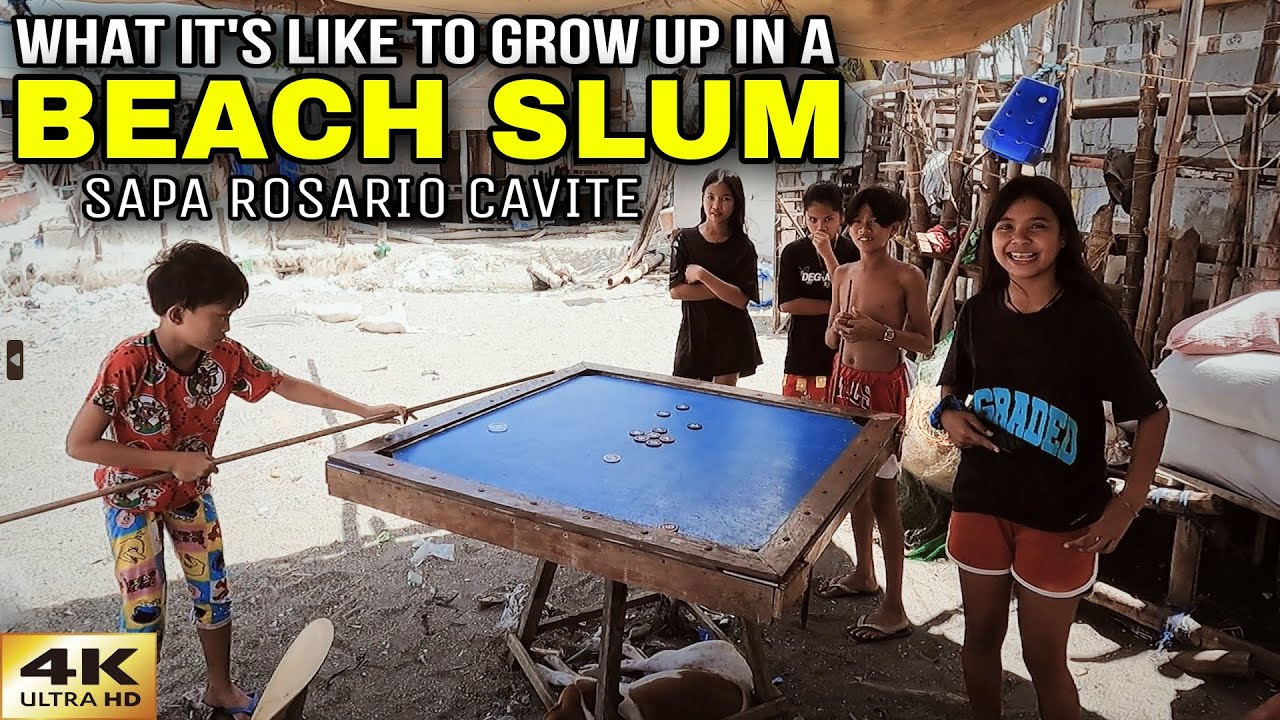 The REALITY of Slum Life in Sapa Rosario Cavite [4K] LIFE of People Living on a Beach Slum (Part 2)