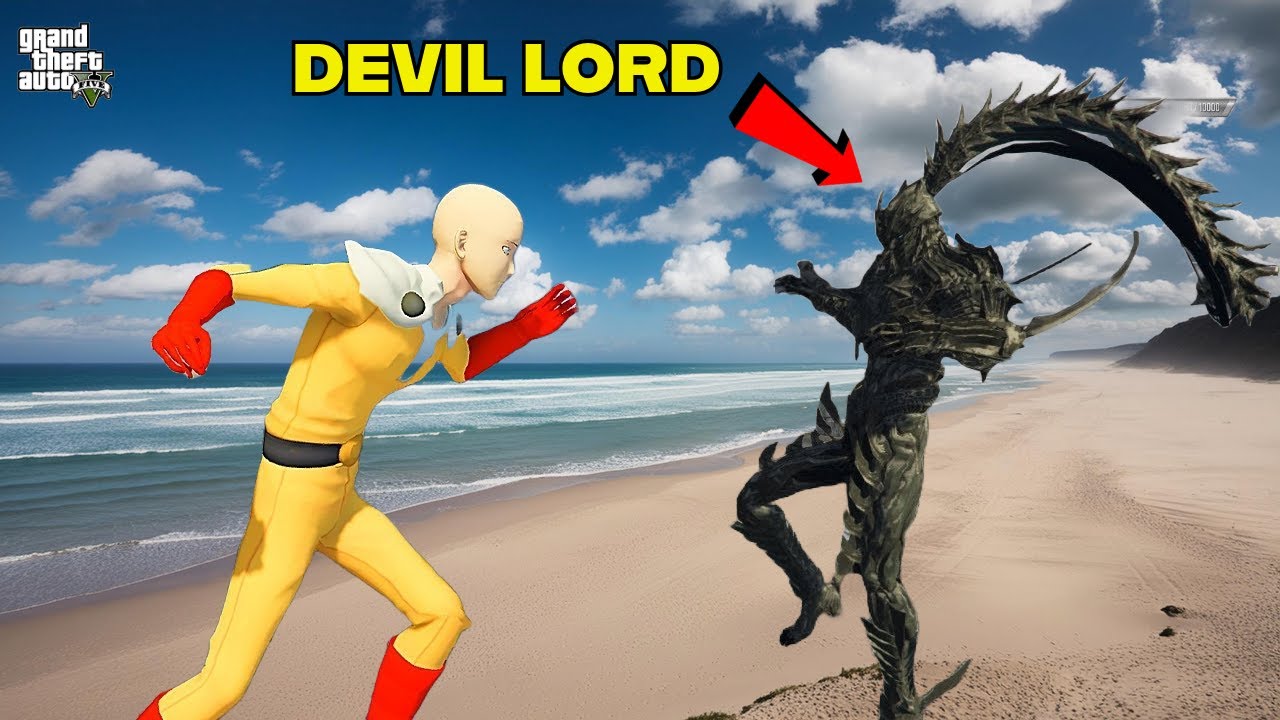 FRANKLIN Lost SAITAMA But Found HELL GOD In GTA 5 | SHINCHAN and CHOP