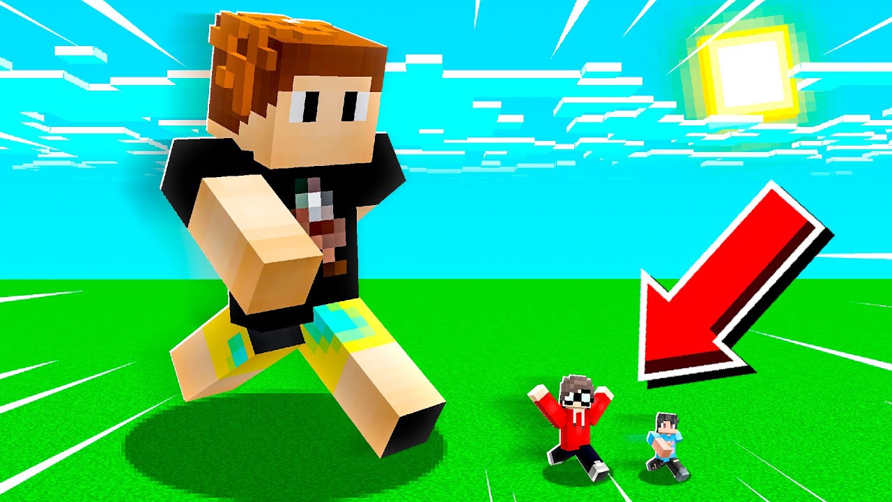Minecraft But EVERYBODY Is BIG or SMALL!