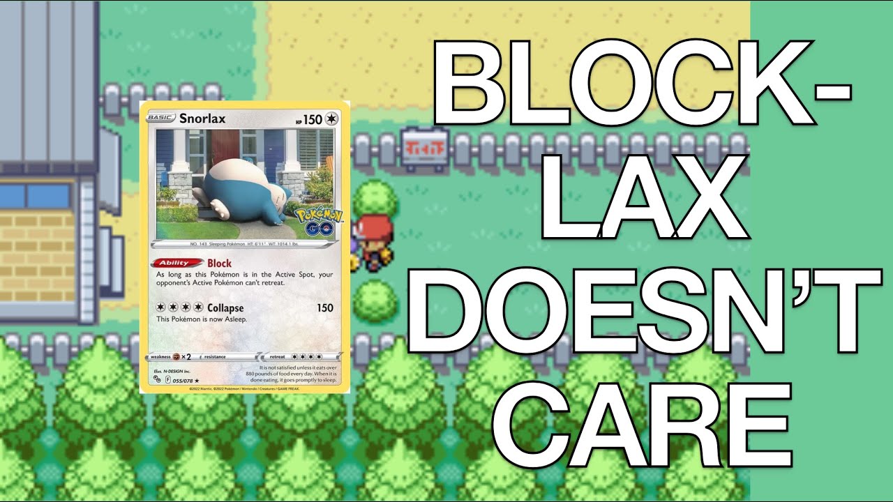 On How to Play Block-Snorlax in Under 8 Minutes
