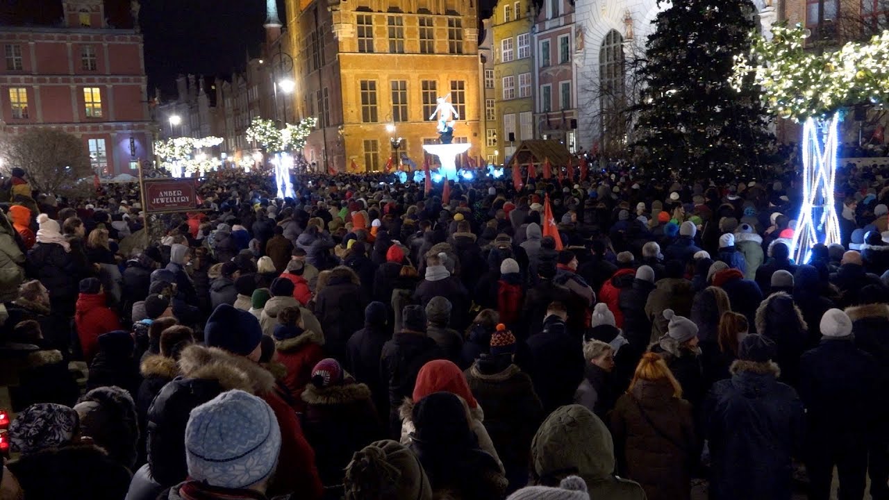 2019.01.14 Gdańsk w hołdzie prezydentowi Pawłowi Adamowiczowi