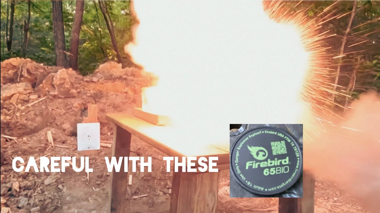 Firebird 65 биовзрывающаяся цель внутри баллистического геля!?