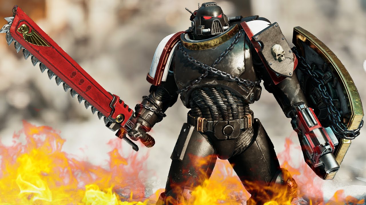 Первенец Чёрный Храмовник против Вторжения Хаоса - Warhammer 40k: Space Marine 2 (модификации)