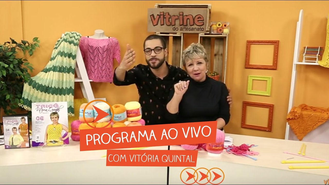 Programa Ao  Vivo com Vitória Quintal | Vitrine do Artesanato na TV