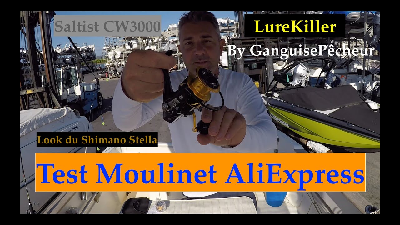 Test Moulinet AliExpress LureKiller Saltist cw 3000