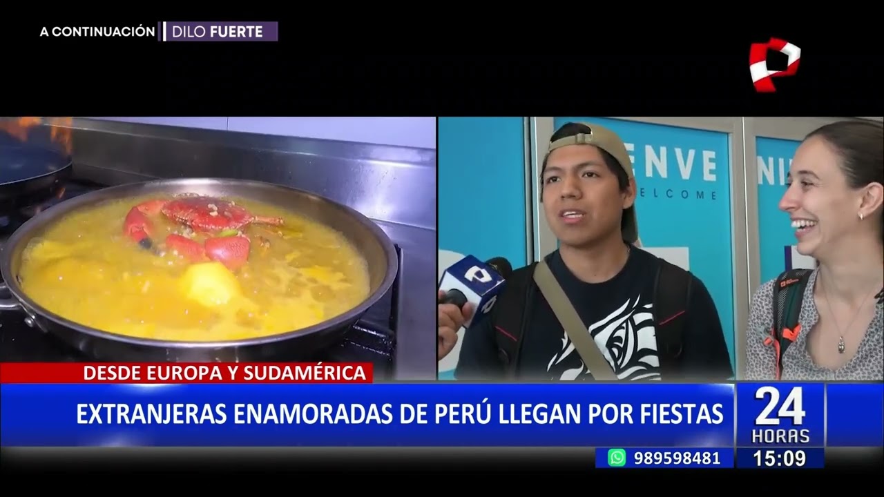 Extrajeras enamoradas de peruanos llegan al país para celebrar Fiestas Patrias