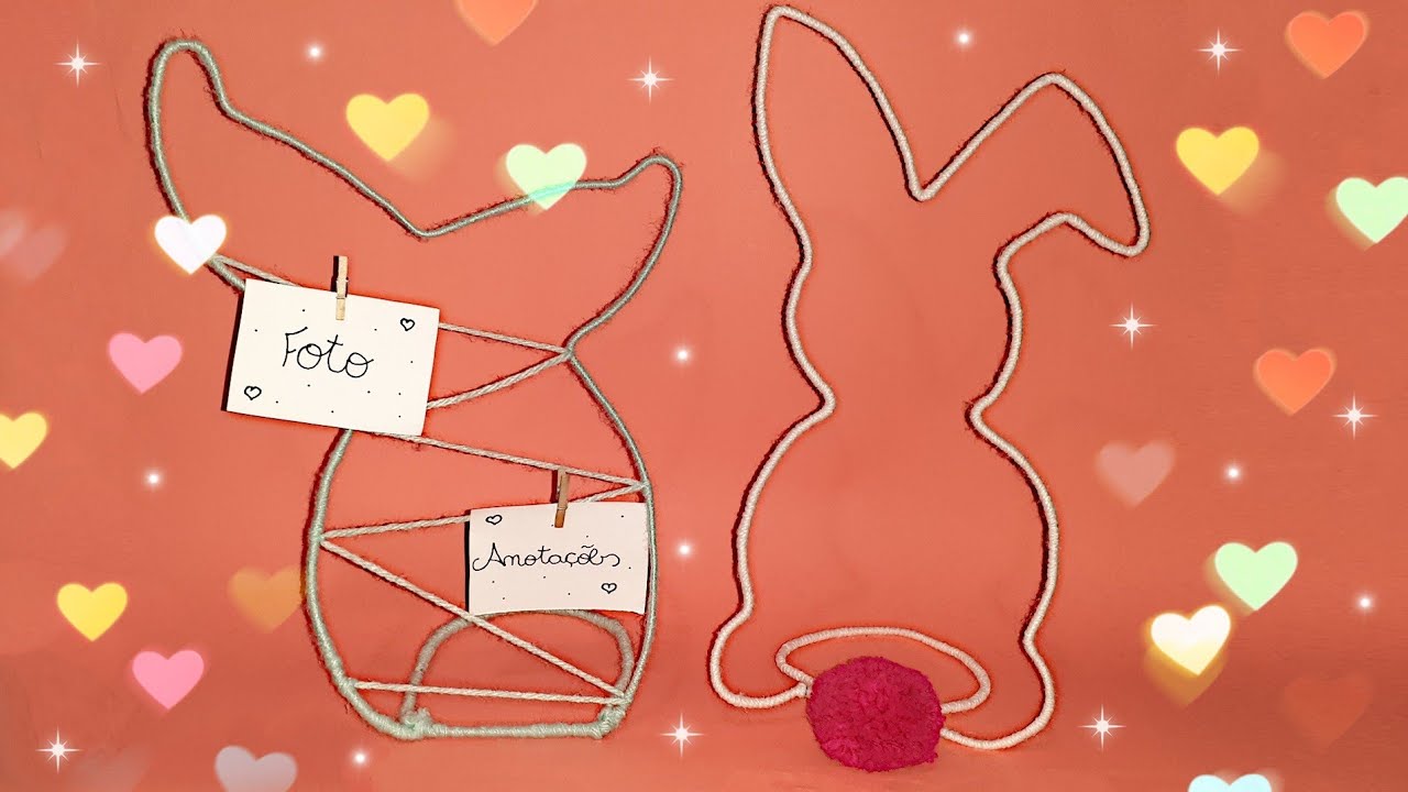 2 ENFEITES SIMPLES COM ARAME E BARBANTE #DIY