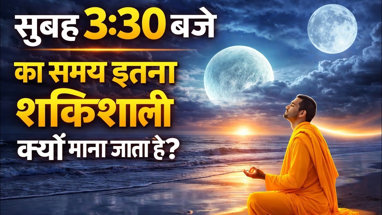 सुबह 3:30 बजे का समय इतना शक्तिशाली क्यों माना जाता है? #SpiritualAwakening #330AM #MeditationHindi
