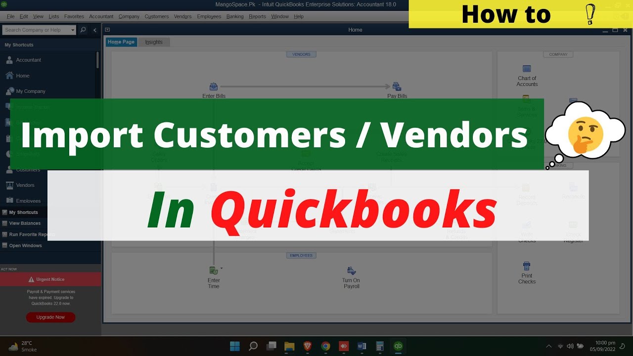 How to Import Customer and Vendor Balances In QuickBooks Desktop
