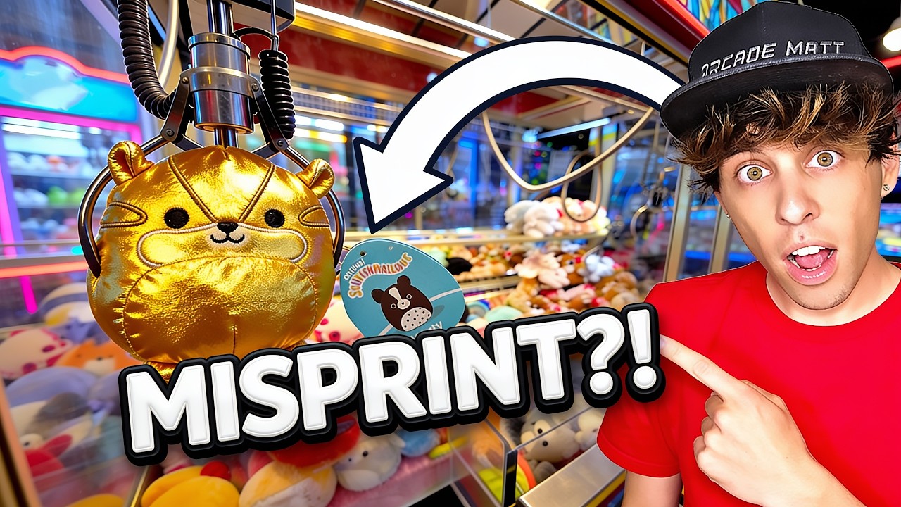 I Won The RAREST Prize From A Claw Machine