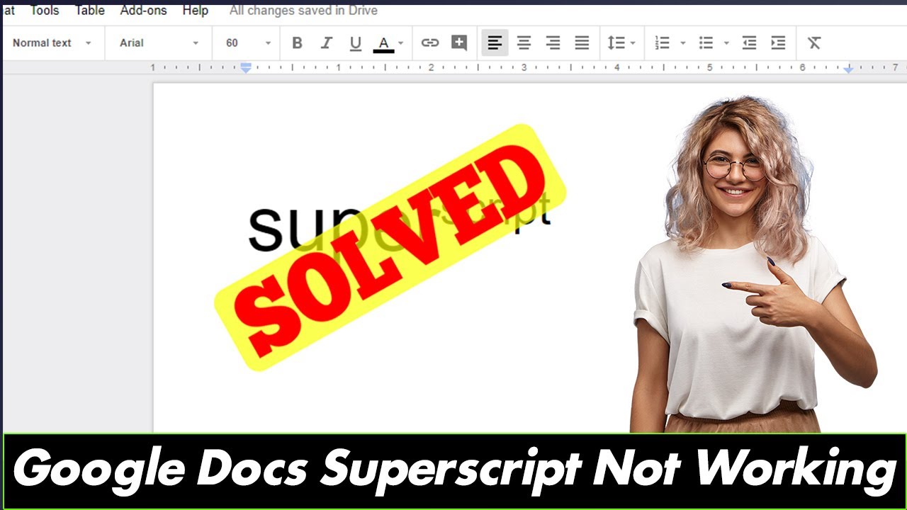 [SOLVED] Superscript Not Working Google Docs Problem Easily