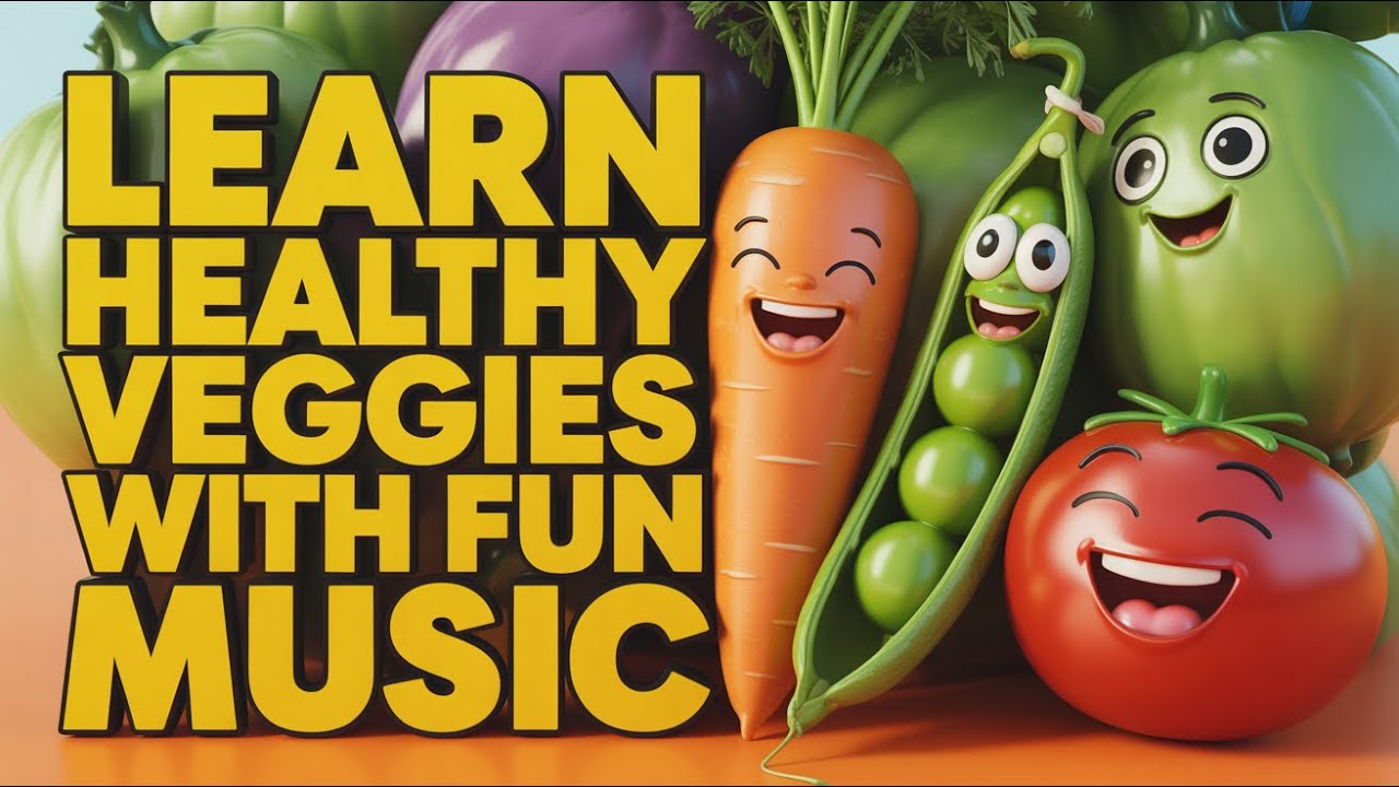 Learn Vegetables English Names | Fun Kids Songs and Nursery Rhymes Animation