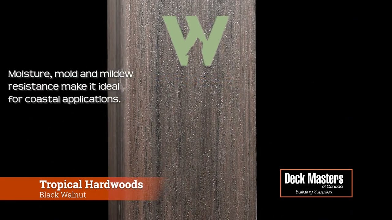 Wolf Serenity Deck Boards, Tropical Collection, Black Walnut - Deck Masters of Canada