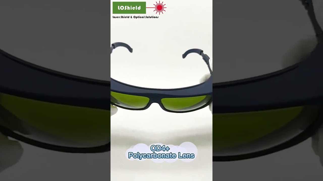 Professional 190-420nm 850-1300nm OD4+ Laser Safety Glasses for 1064nm YAG Laser 1070nm Fiber Laser