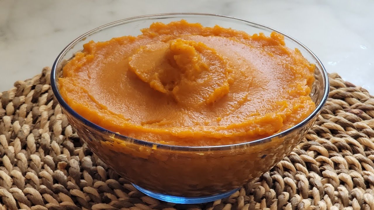 Crema dulce de batata o boniato