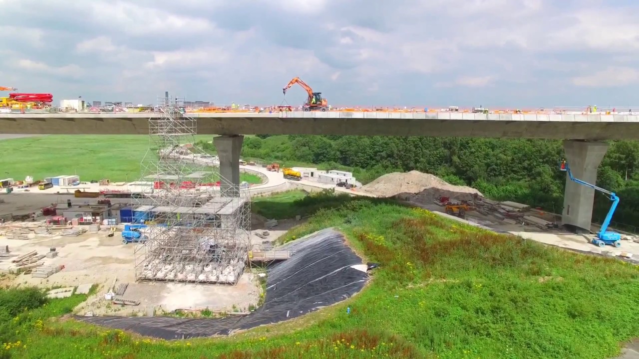 Mersey gateway project, Webster being lowered on the floor July update