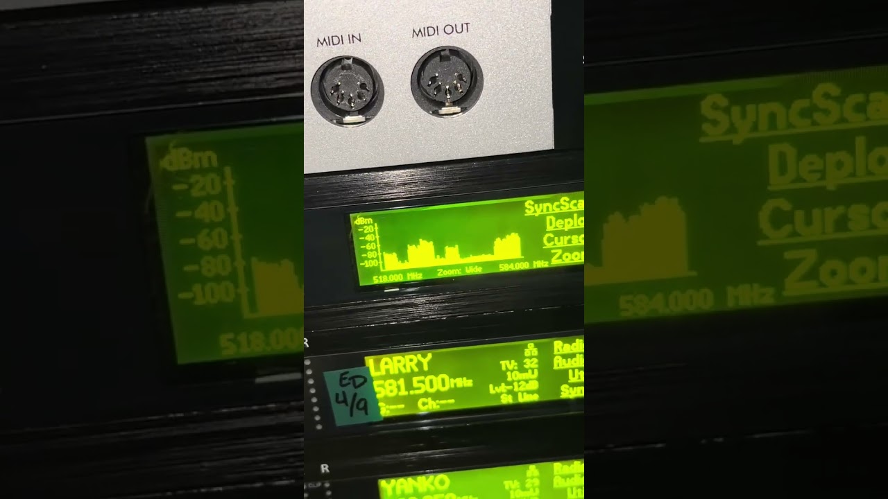 Shure PSM1000 crash course - Shure Wireless Workbench - Spectrum Scan, Scan Sync, RF Coordination 