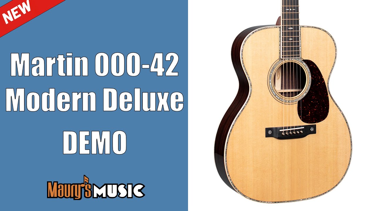 Мори демонстрирует Martin 000-42 Modern Deluxe