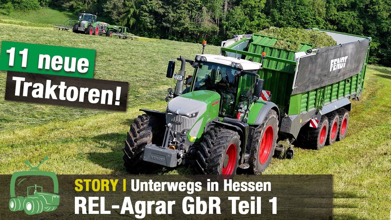 REL-Agrar GbR Teil 1: Landwirtschaft und Landtechnik im Odenwald | Gr&uuml;nfutter | Fendt