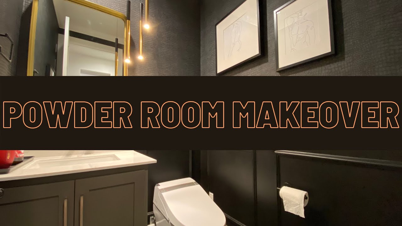 Powder Room DIY Makeover!