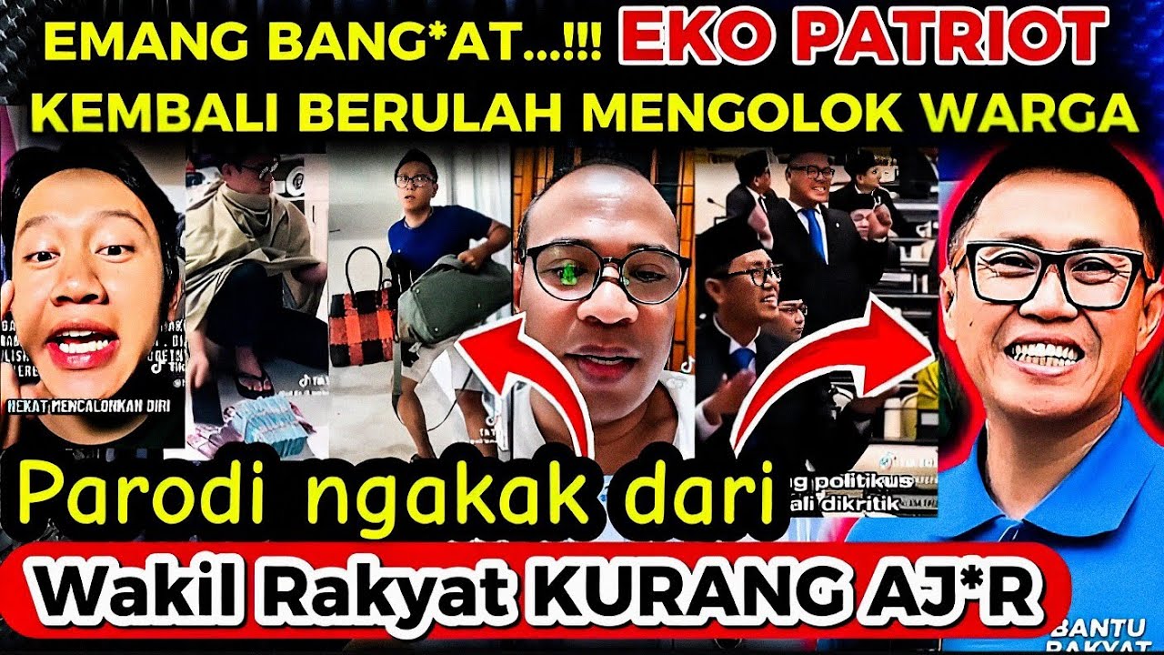 Kur4ng*jar‼️Eko Patrio Kembali berulah Mengolok Warga dgn membuat Parodi Penjarahan di rumahnya 