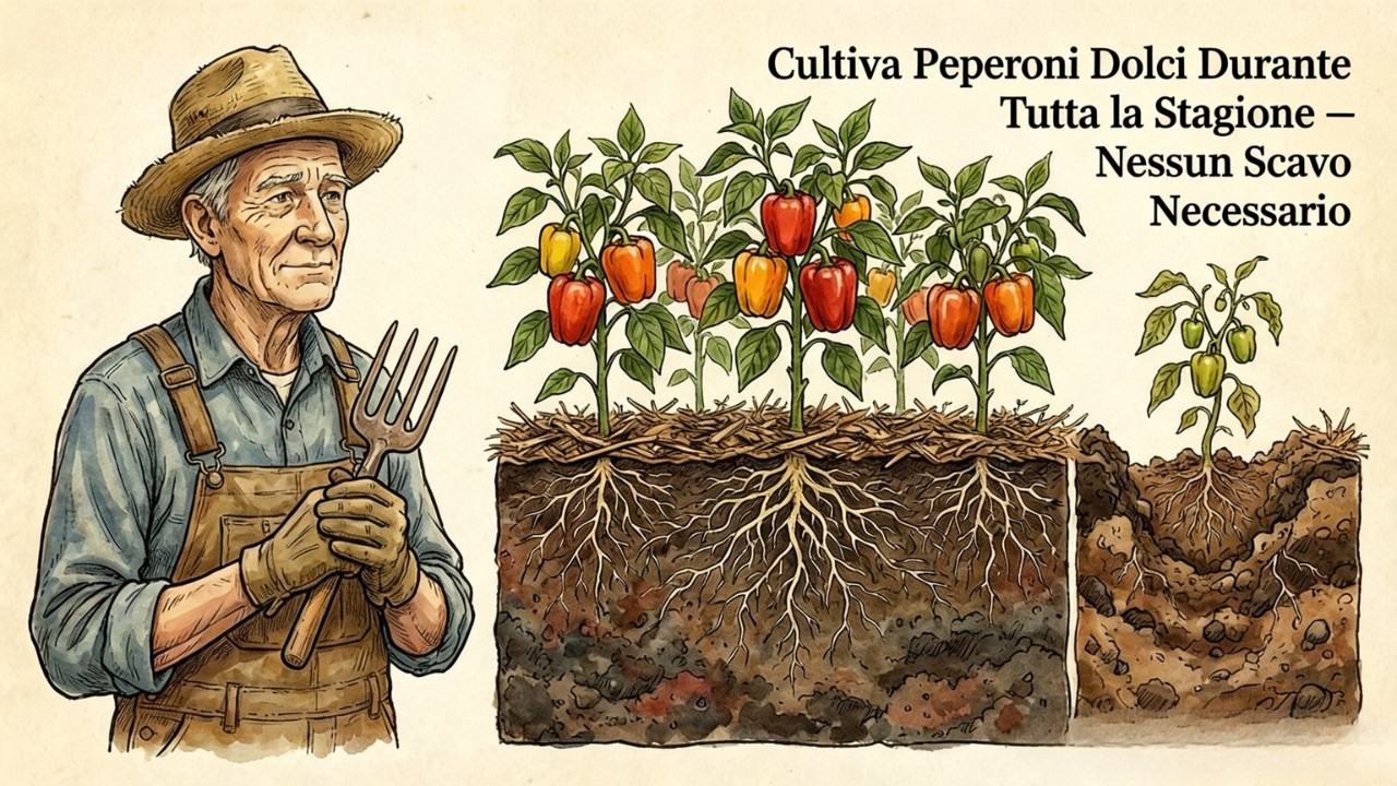 Coltivare peperoni per tutta la stagione — Senza scavare