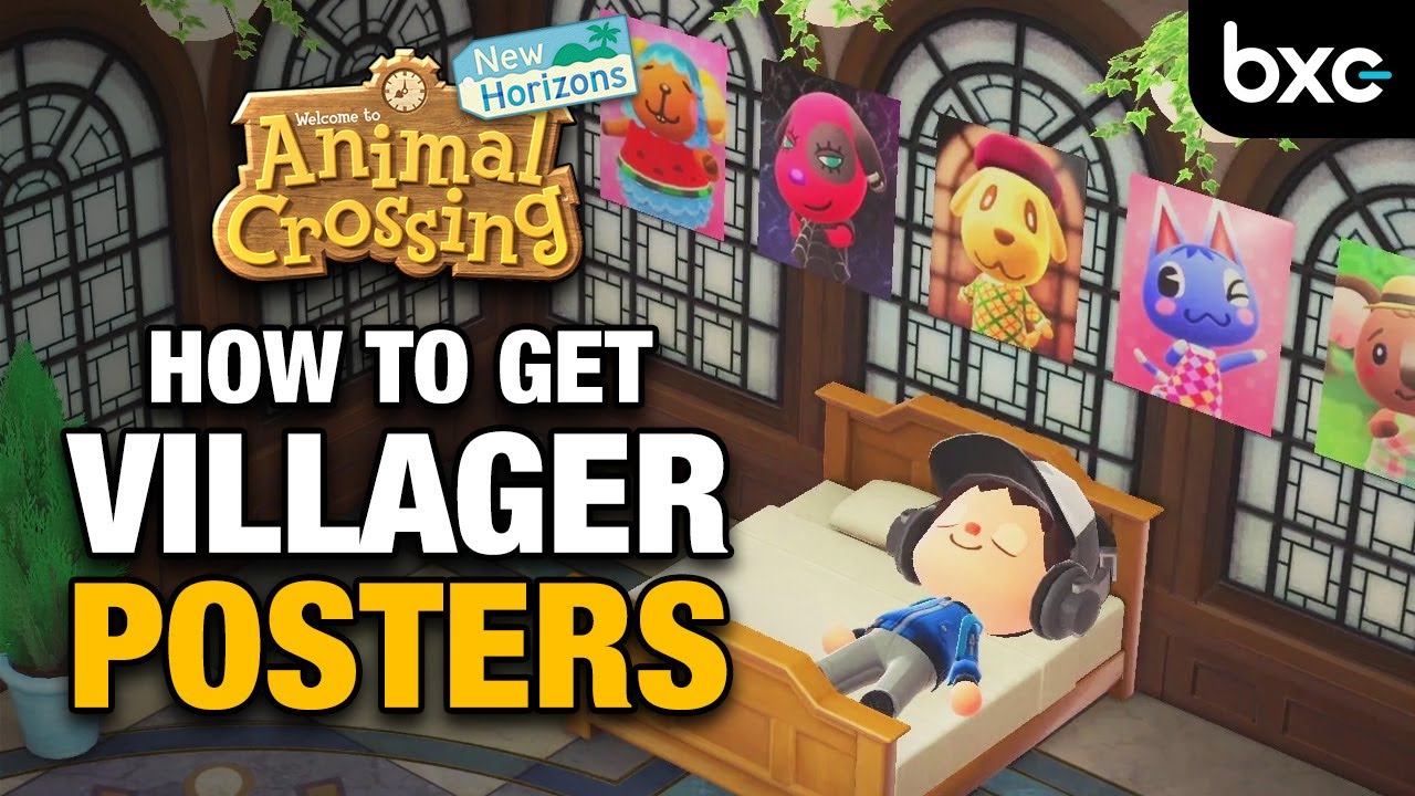 How to get Posters & Picture Frames of your Villagers in Animal Crossing New Horizons
