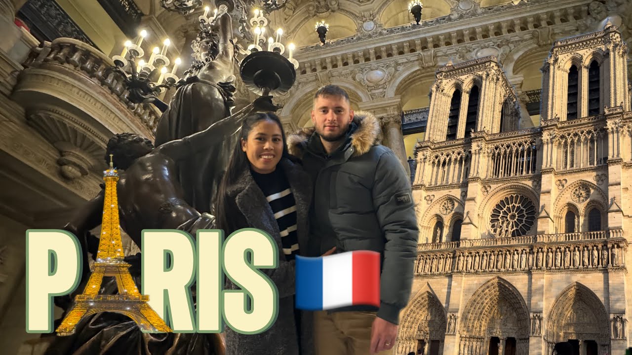 Day 2: Valentine's in Paris | Opera, Louvre, Notre-Dame & Eittel Tower🇫🇷❤️