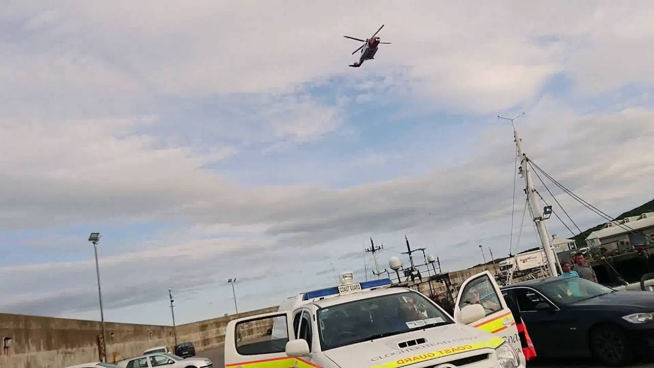 29.08.2016 Irish Coast Guard Rescue Helicopter in Glogherhead