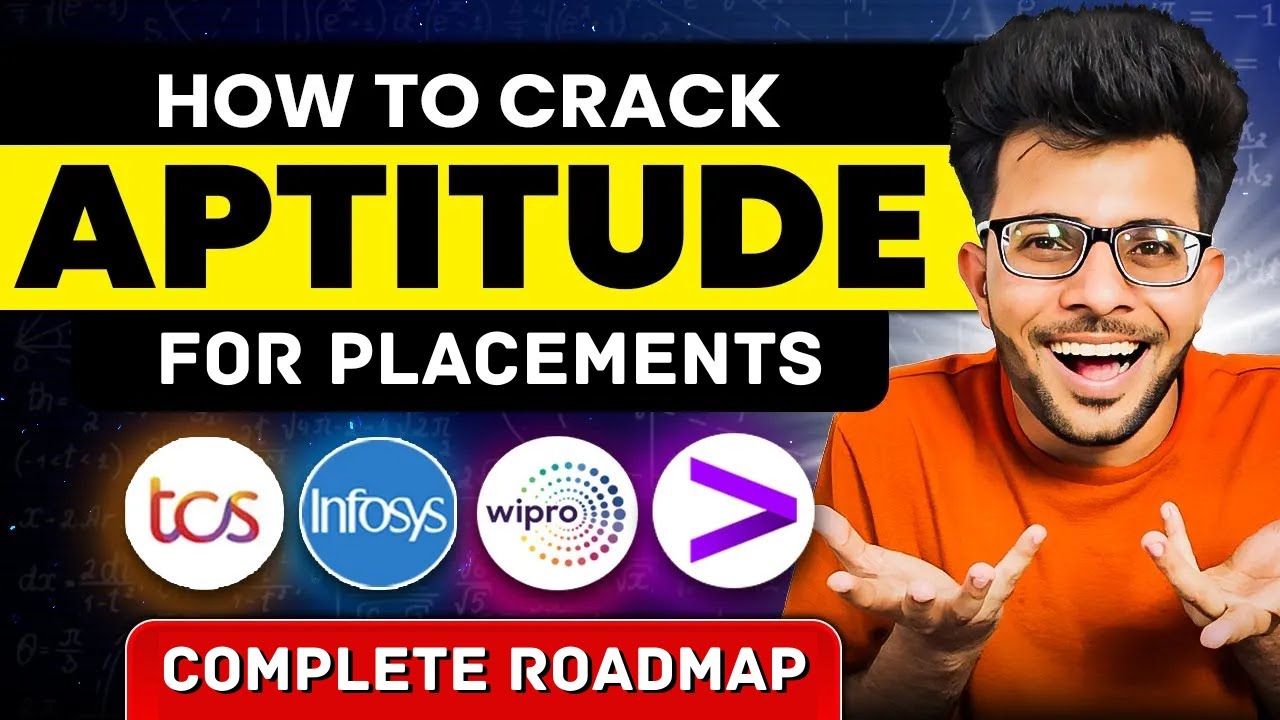 How to Crack Aptitude for Placement in 2026 ✅🔥 | Syllabus | Complete Roadmap