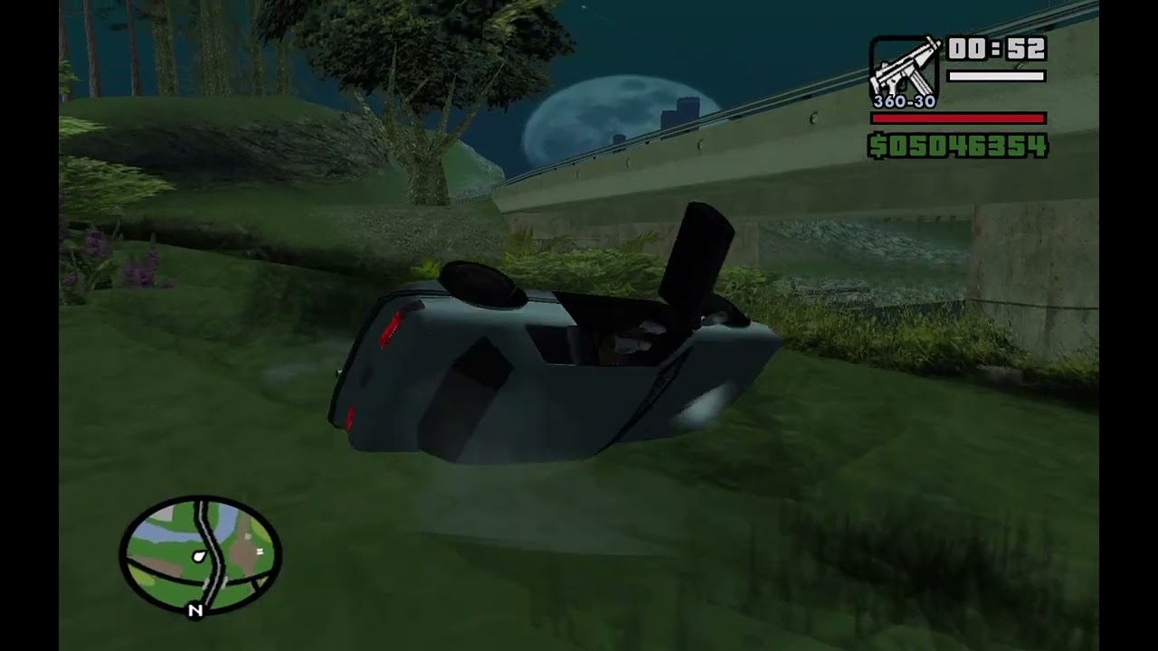 Playing GTA San Andreas