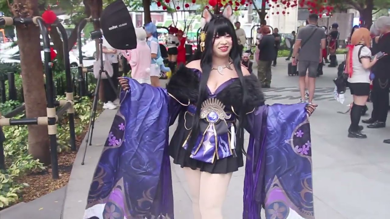 นั่งถ่ายบรรยายกาศ Japan Expo วันอาทิตย์