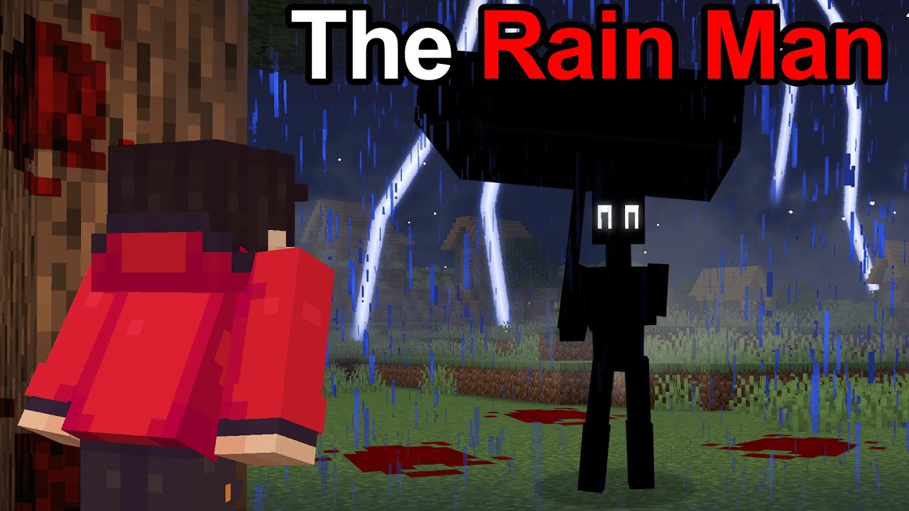 We Survived The RAIN MAN in Minecraft..