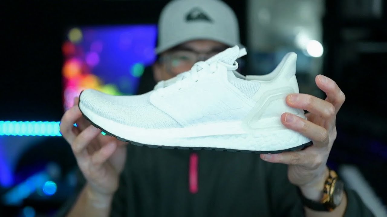 Unboxing: Adidas Ultraboost 20 (Cloud White Cloud White Core Black)