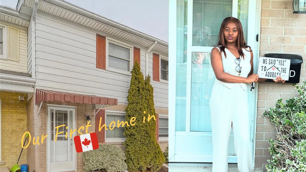 House Tour!!! Lets tour my 2 bedroom Townhouse in Waterloo Ontario 🇨🇦#Townhouse #firsttimehomebuyer 