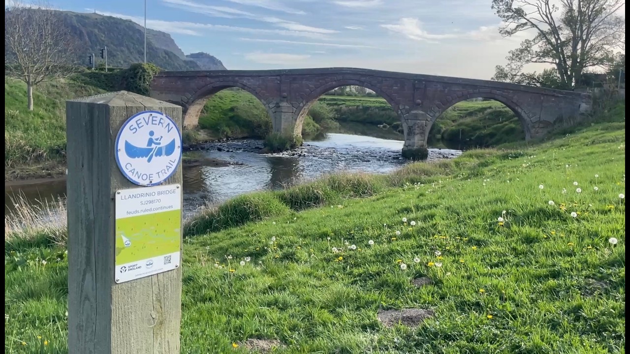 River Severn, Llandrinio to Shrewsbury, a two day canoe trip. Day 1.