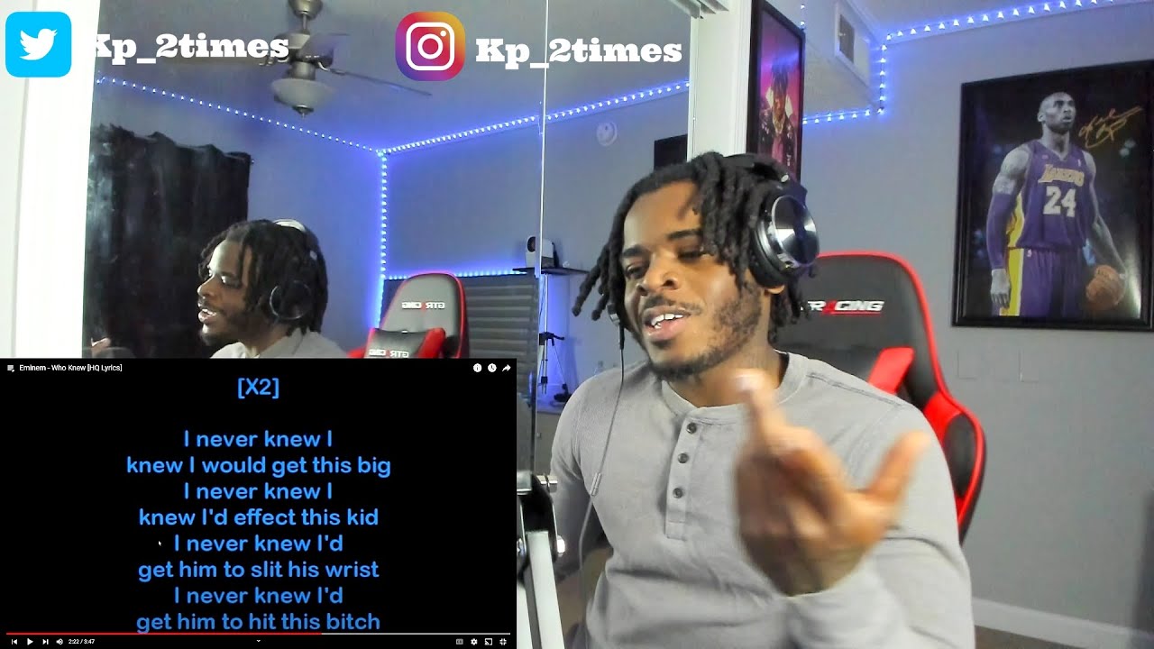 Eminem - Who Knew REACTION