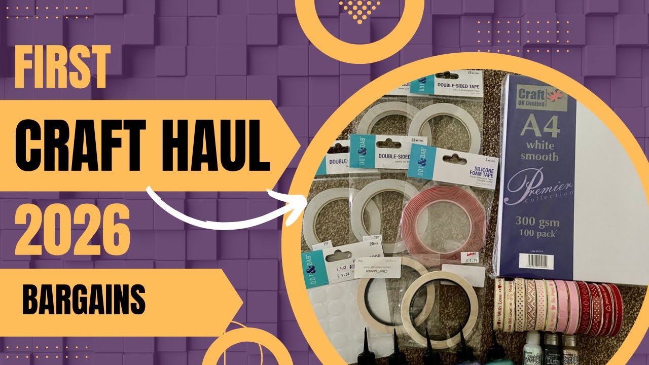 Craft Haul  First of 2026 and found some little bargains #viralvideo #crafthaul 