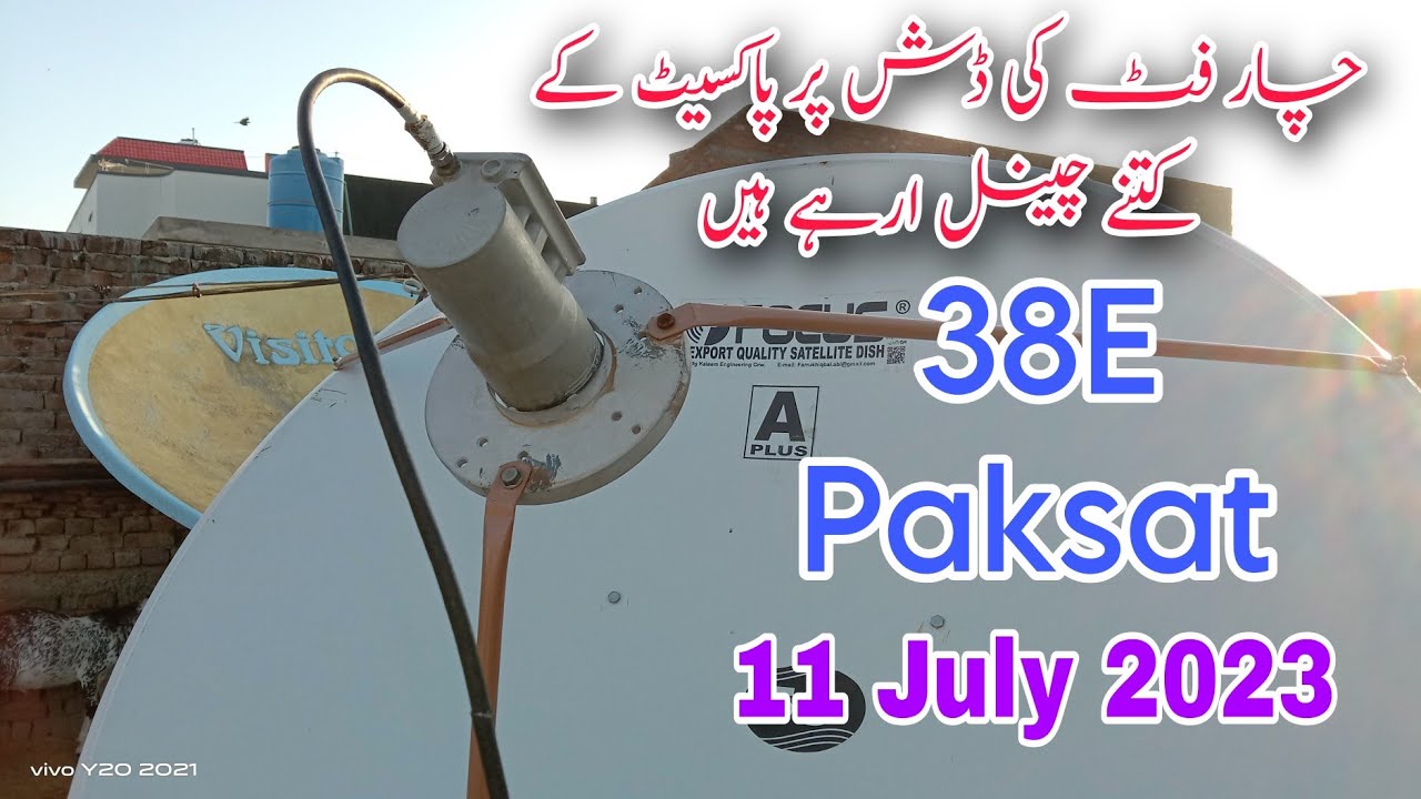 Paksat 38E Satellite latest update on 4 feet dish latest scan result || 11 July 2023.