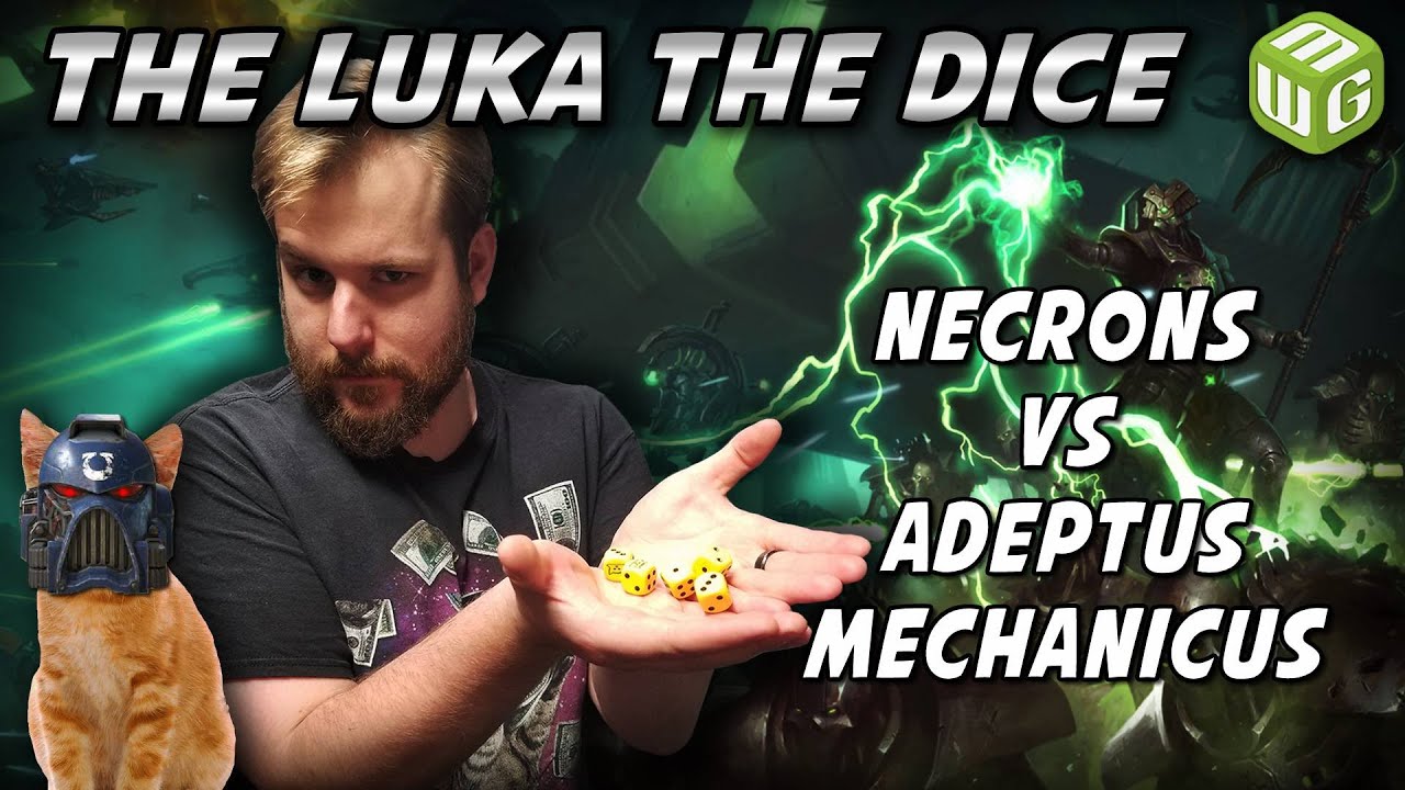 Necrons vs Adeptus Mechanicus Warhammer 40k Battle Report   Just the Luka the Dice ep 22 FIX