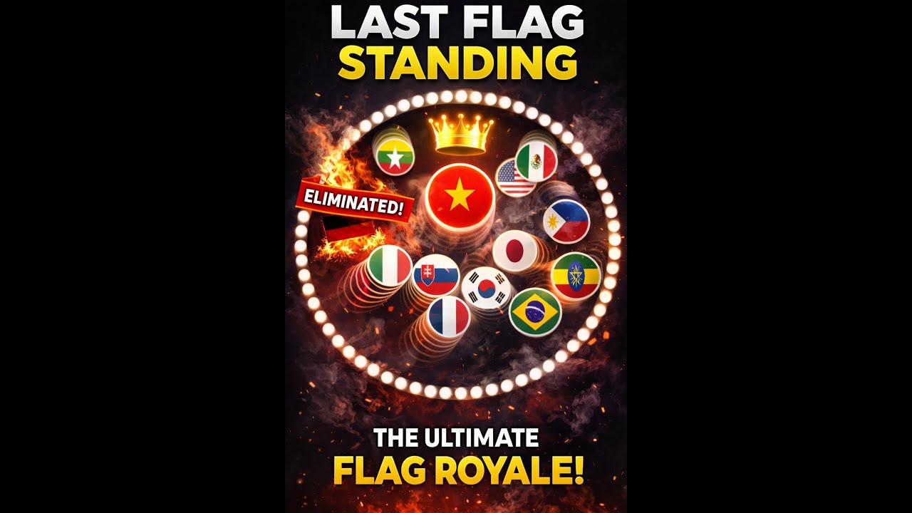 Flag Royale LIVE 🌎⚔️ | One By One Eliminated… Only 1 Winner! 👑🔥#YouTubeLive #ViralLive #TrendingNow