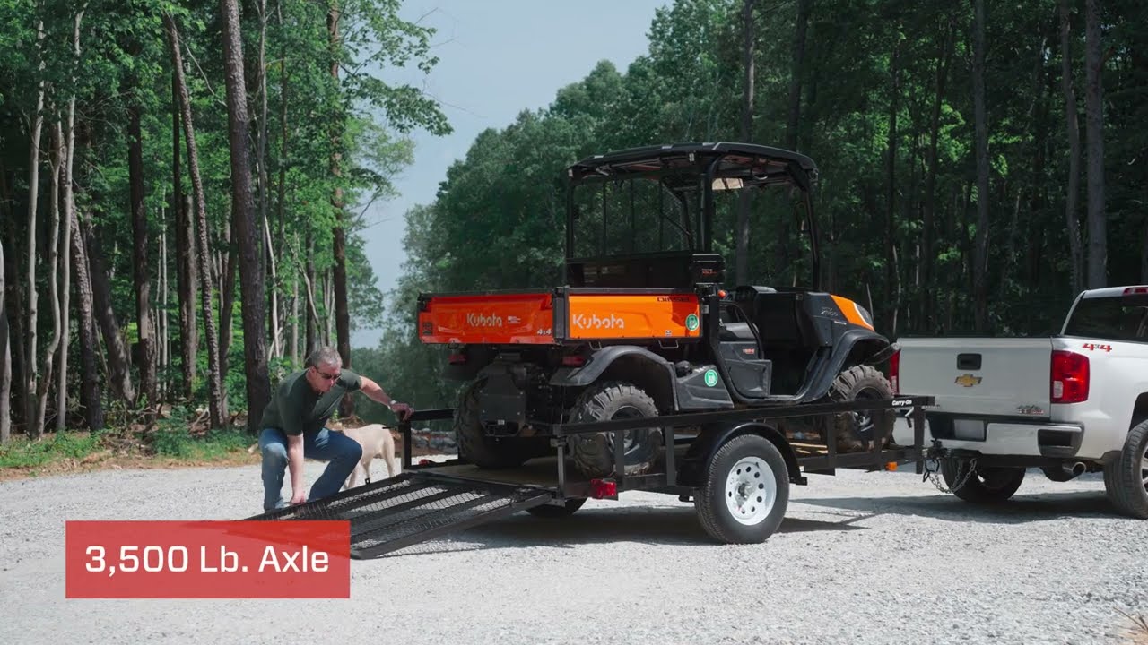 Carry-On Trailer 3K Tube Top Rail Utility Trailers