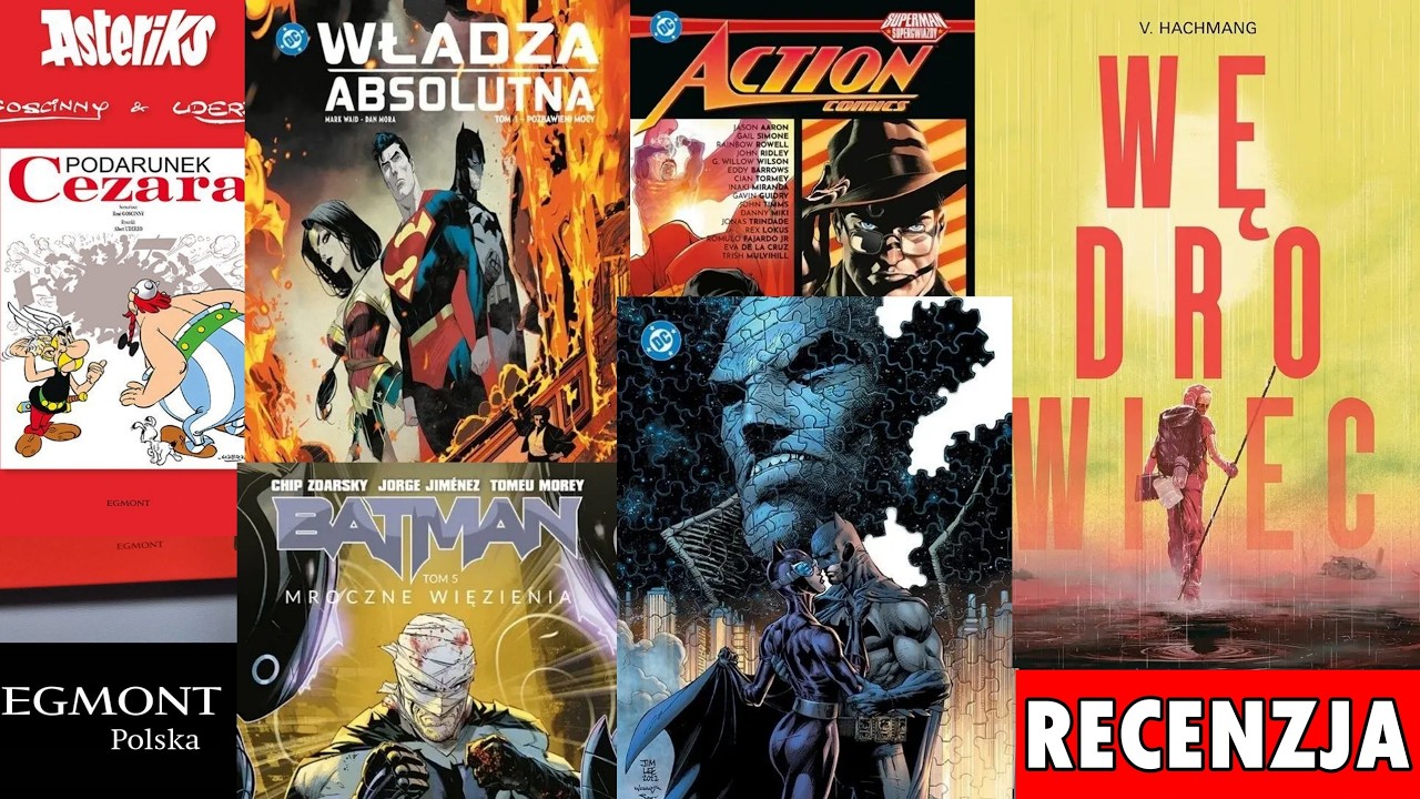 Batman Hush, Superman Action Comics, Batman Mroczne więzienia, Władza absolutna, Asteriks, Wędrowiec