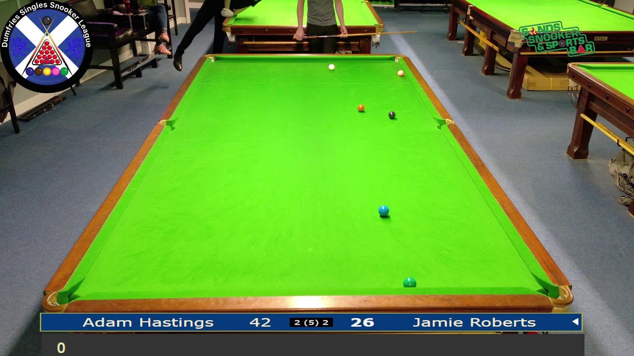 League 2 Cup Semi-Final sponsored by Billy's Powertools - Adam Hatings +65 v Jamie Roberts +65